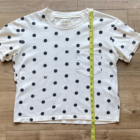 Madewell Easy Crop Pocket Tee in Cat Person - Picture 5 of 8